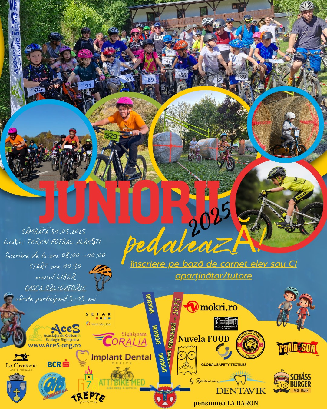 JINIORII PEDALEAZĂ 2025