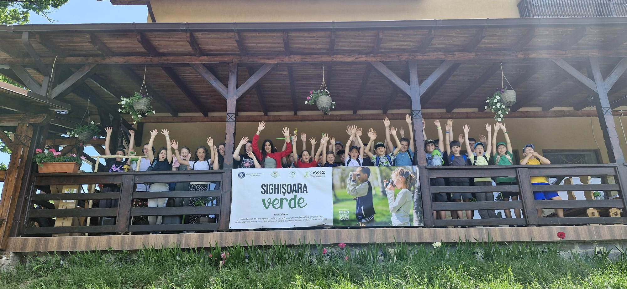 tabăra proiect SIGHISOARA VERDE școala AUREL MOSORA 